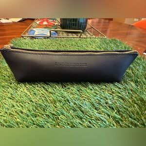 Smooth Black Canoe Pouch Portland Leather Goods